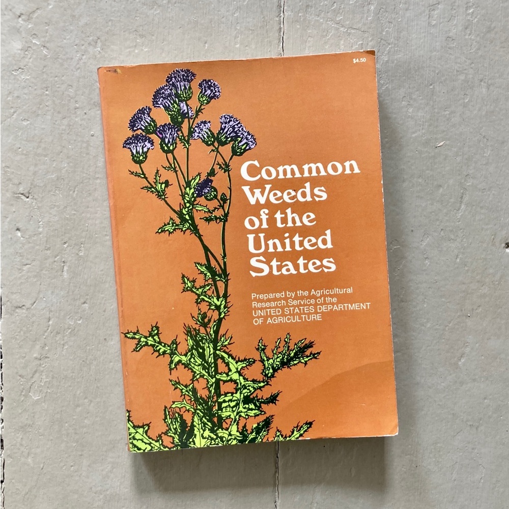 1971 Common Weeds of the United States USDA Agriculture Flora Plants